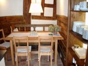 Rustikale Sitzecke in der Küche