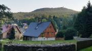 Ferienhaus mit Blick auf den Hochwald