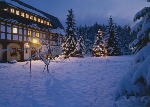 Unser Haus im Winter